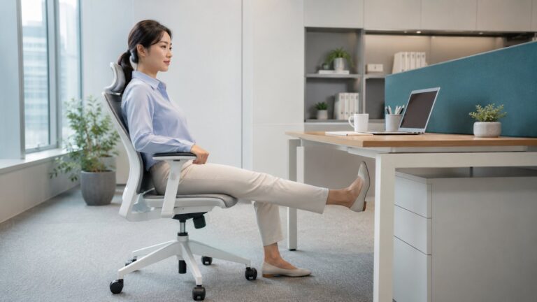 앉아서 하는 무릎 강화 운동 5가지 — 책상 아래에서 조용히 하는 루틴